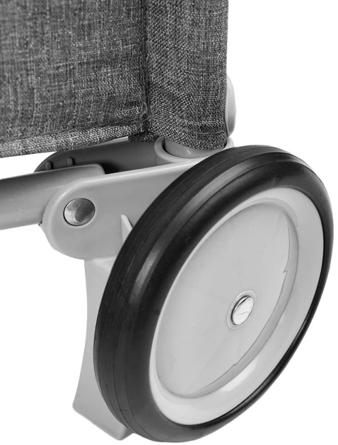 Дорожнє ліжечко Caretero Basic Plus graphite 125×66 ×75.5 см (5903076302564) - зображення 6