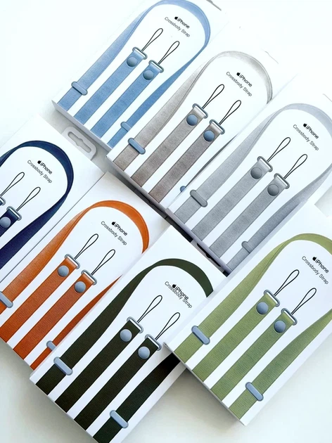 Ремешок Crossbody Strap для смартфона синий - Фото 4 Ремешок Crossbody Strap для смартфона синий - изображение 4