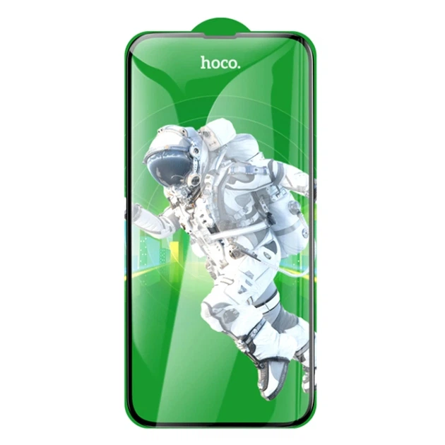 Защитное стекло Hoco Guardian Shield 5D глянцевое черное для iPhone 14 Plus и 13 Pro Max - Фото 2 Защитное стекло Hoco Guardian Shield 5D глянцевое черное для iPhone 14 Plus и 13 Pro Max - изображение 2