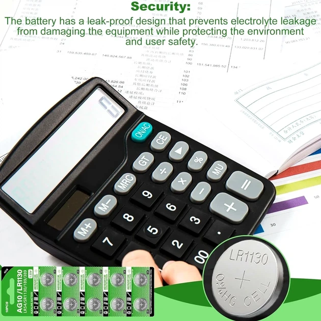 Батарейки GP ALKALINE AG10 1.5V 10 шт лужні для годинників та дрібної електроніки - Фото 6 Батарейки GP ALKALINE AG10 1.5V 10 шт лужні для годинників та дрібної електроніки - зображення 6