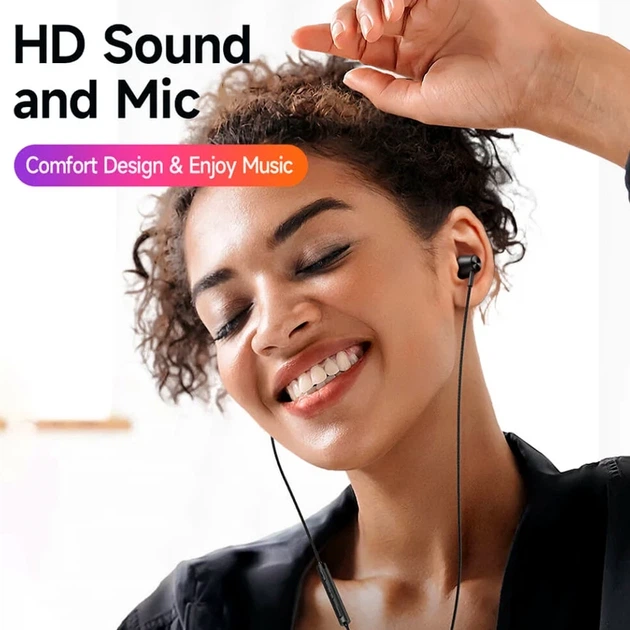 Навушники McDodo Stereo Earphone Lightning 32 Ом 24 біт 96 кГц чорні з регулятором гучності модель HP-3480 - зображення 8