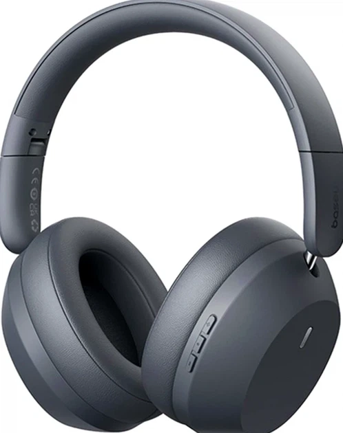 Навушники Bluetooth 5.3 Baseus Bass 35 Max 600 мАг 50 годин сірі для музики та дзвінків - Фото 1 Навушники Bluetooth 5.3 Baseus Bass 35 Max 600 мАг 50 годин сірі для музики та дзвінків - зображення 1