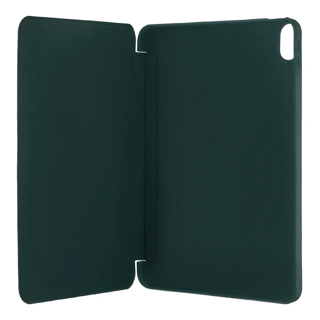 Чехол-книжка Smart Case силиконовый для iPad 10 10.9 2022 iPad 11 11 2025 защитный темно-зеленый с подставкой - изображение 2