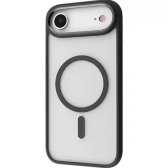 Чохол силіконовий Ultra Hybrid із MagSafe для iPhone 17 Air захист камери чорний - зображення 7