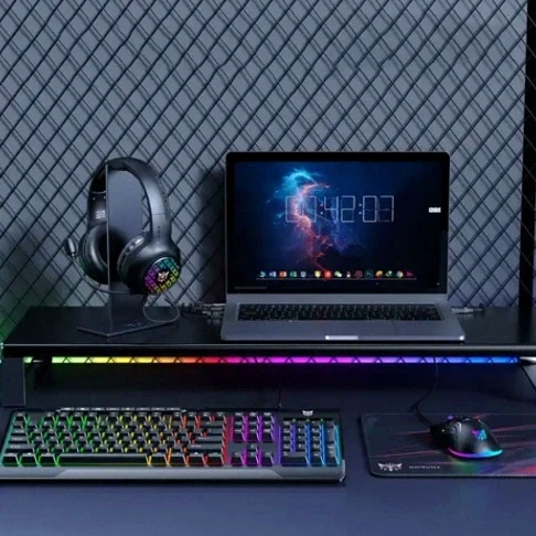 Игровой комплект Onikuma TZ5006 Black гарнитура клавиатура мышь RGB USB проводное для геймеров - Фото 6 Игровой комплект Onikuma TZ5006 Black гарнитура клавиатура мышь RGB USB проводное для геймеров - изображение 6