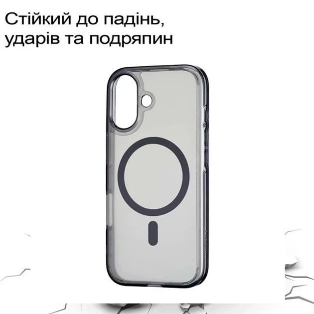 Чохол силіконовий Ultra Hybrid із MagSafe для iPhone 17 захист камери чорний - Фото 4 Чохол силіконовий Ultra Hybrid із MagSafe для iPhone 17 захист камери чорний - зображення 4