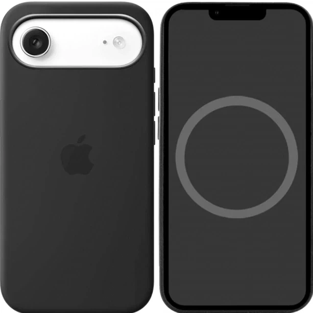 Чехол силиконовый Silicone Case с MagSafe для iPhone 17 Air черный с защитой камеры и усиленными углами - Фото 7 Чехол силиконовый Silicone Case с MagSafe для iPhone 17 Air черный с защитой камеры и усиленными углами - изображение 7
