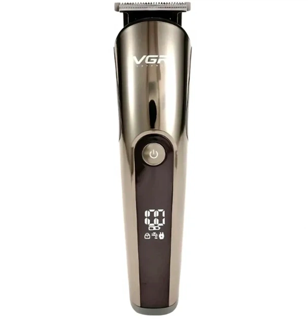 Набор для стрижки VGR V-107 Black 5 Вт USB аккумуляторный черный с насадками для волос бороды и тела - изображение 3