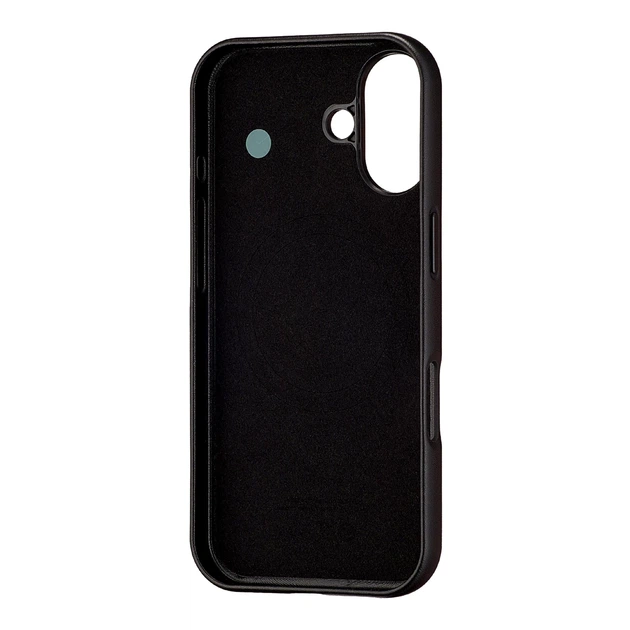 Чохол Leather Case з MagSafe для iPhone 17 шкірозамінник захист камери чорний - Фото 3 Чохол Leather Case з MagSafe для iPhone 17 шкірозамінник захист камери чорний - зображення 3
