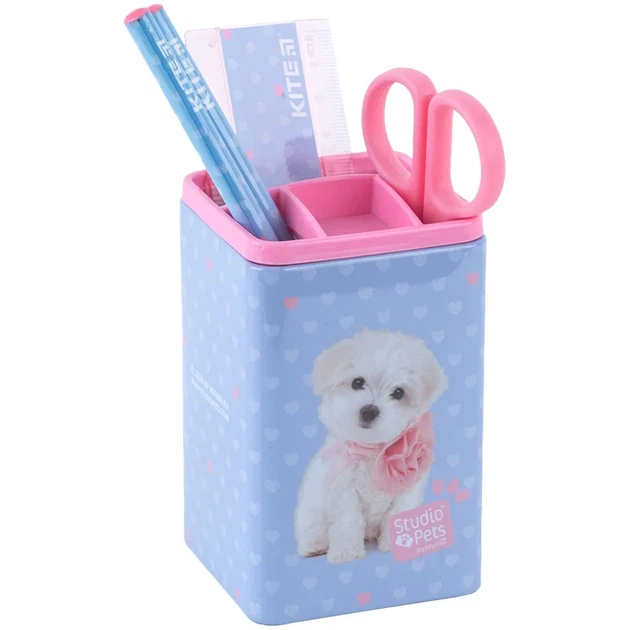 Набір настільний квадратний Kite Studio Pets SP24-214 - Фото 1 Набір настільний квадратний Kite Studio Pets SP24-214 - зображення 1