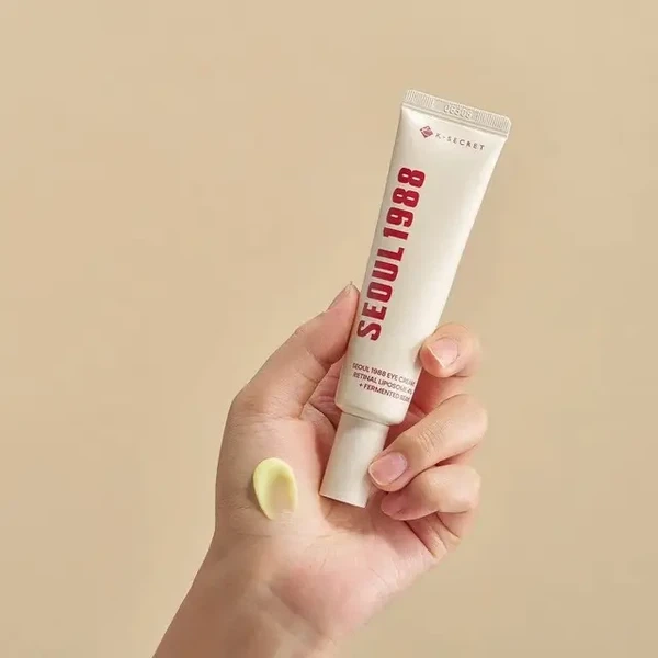 Антивозрастной крем под глаза K-Secret Seoul 1988 Eye Cream Retinal Liposome 4% + Fermented Bean с ретиналем 30 мл - изображение 4