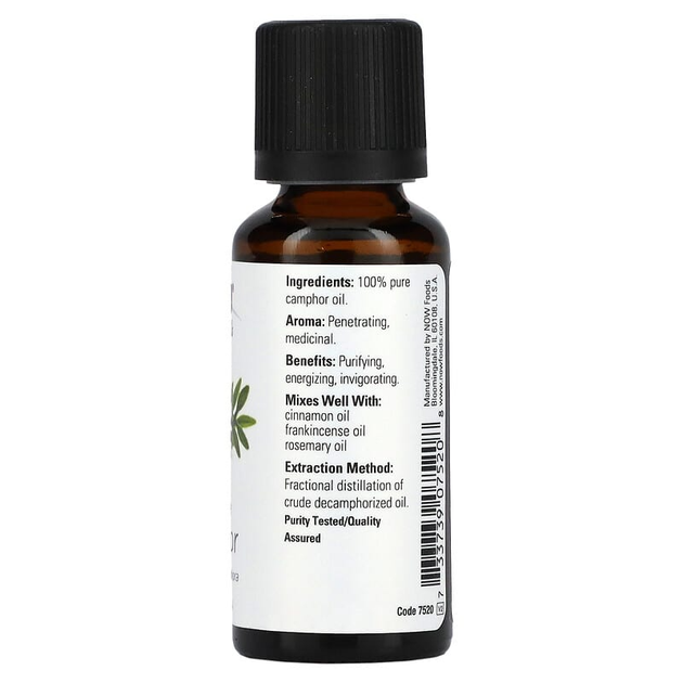 Ефірна олія камфори NOW Foods Essential Oils "Camphor" (30 мл) - зображення 2