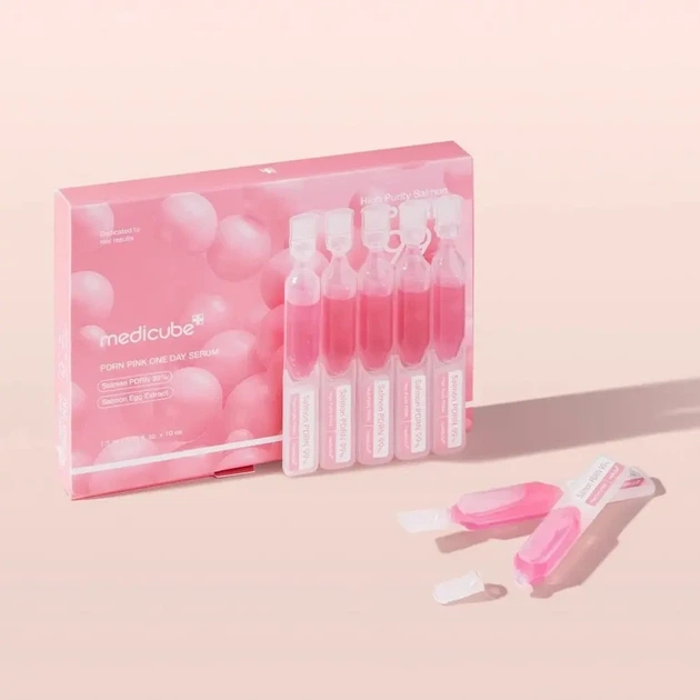 Сыворотка Medicube Pink One Day Serum 1.5 мл × 10 шт - Фото 2 Сыворотка Medicube Pink One Day Serum 1.5 мл × 10 шт - изображение 2
