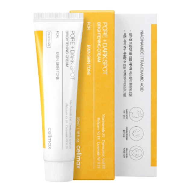 Крем проти пігментних плям і розширених пор celimax PORE/DARK SPOT BRIGHTENING CREAM 35 мл - Фото 3 Крем проти пігментних плям і розширених пор celimax PORE/DARK SPOT BRIGHTENING CREAM 35 мл - зображення 3