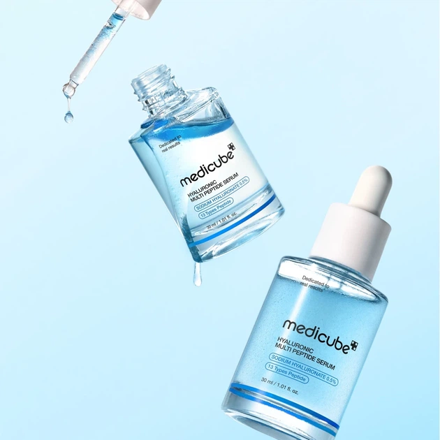 Сыворотка Medicube Hyaluronic Multi Peptide Serum 30 мл - Фото 3 Сыворотка Medicube Hyaluronic Multi Peptide Serum 30 мл - изображение 3