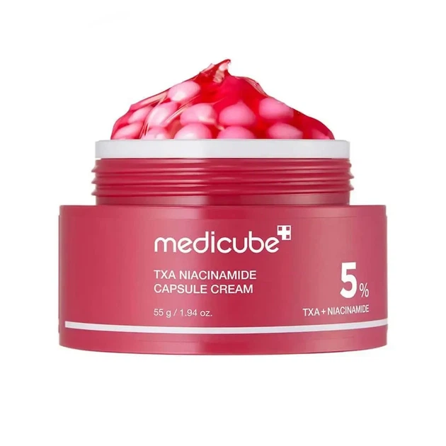 Осветляющий капсульный крем из 5% ниацинамида Medicube TXA Niacinamide Capsule Cream 55 мл - Фото 1 Осветляющий капсульный крем из 5% ниацинамида Medicube TXA Niacinamide Capsule Cream 55 мл - изображение 1