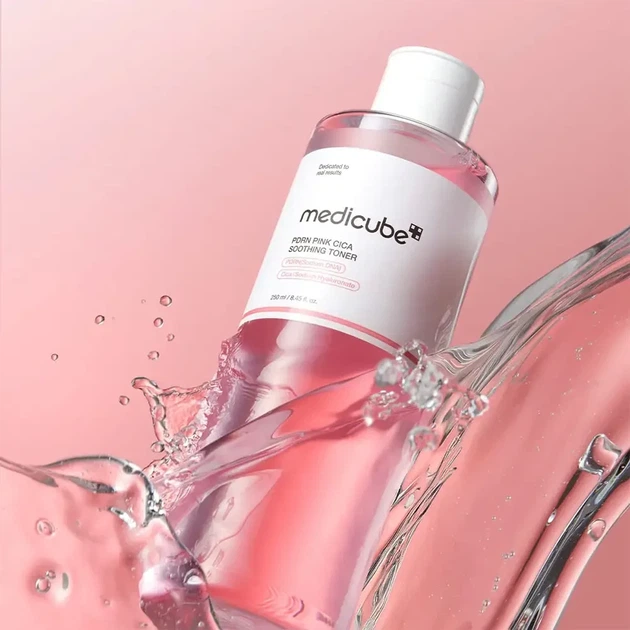 Успокаивающий тонер с полинуклеотидами и центеллой Medicube PDRN Pink Cica Soothing Toner 150 мл - изображение 2