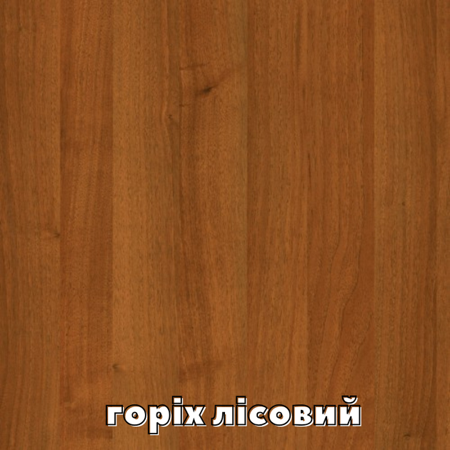Шкаф-купе двухдверный угловой Алекса ДСП/Зеркало 150*150*210 см Орех лесной - изображение 3