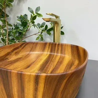 Умивальник (раковина) VBI AREZZO WOOD MATT накладний - изображение 2