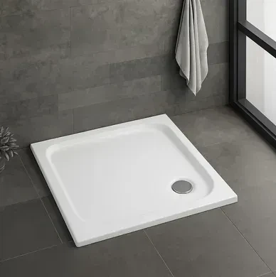 Душовий піддон REA BELMOND 80x80 WHITE - изображение 2