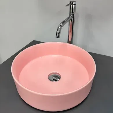 Умивальник (раковина) VBI PRATO PINK MATT накладний - изображение 5