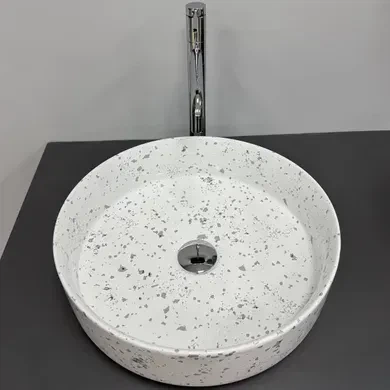 Умивальник (раковина) VBI BARI S GREY MOSAIC накладний - изображение 3