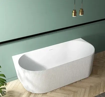 Ванна пристінна REA VENETA 170х80 WHITE акрилова - зображення 2