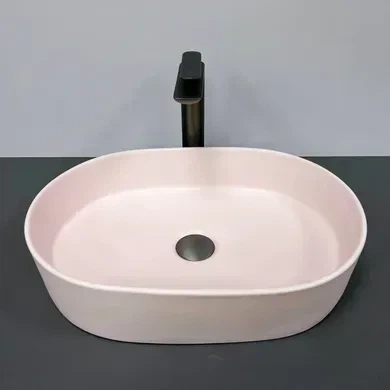 Умивальник (раковина) VBI VERONA 50 PINK MATT накладний - изображение 4
