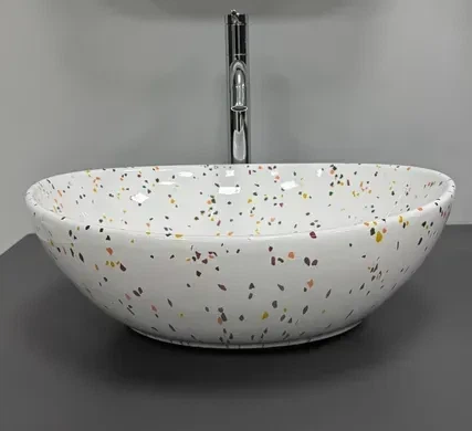 Умивальник (раковина) VBI PARMA MOSAIC GLOSSY накладний - изображение 2