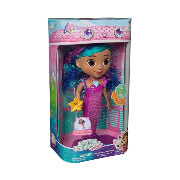 Лялька Gabby's Dollhouse Русалонька Габбі Співай та сяй (SM36234/6074338) - Фото 2 Лялька Gabby's Dollhouse Русалонька Габбі Співай та сяй (SM36234/6074338) - зображення 2
