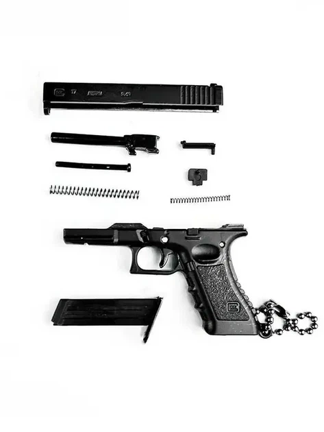 Брелок Glock 17 P18C Койот-Черный для ключей Разборный - Фото 6 Брелок Glock 17 P18C Койот-Черный для ключей Разборный - изображение 6