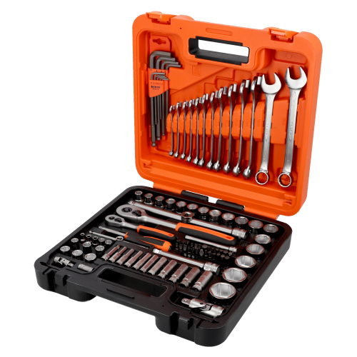 Набір торцевих головок та біт Bahco S98MC1H 1/4" та 1/2" 98 предметів (S98MC1H) - зображення 3