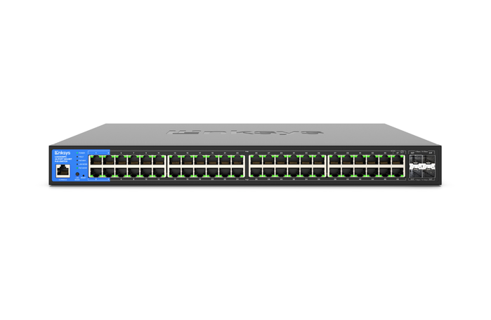 Коммутатор-LINKSYS LGS352MPC, 48-Port Managed Gigabit PoE+ Switch, with 4 x 10G SFP+ Uplinks and PoE budget of 740W - Фото 1 Коммутатор-LINKSYS LGS352MPC, 48-Port Managed Gigabit PoE+ Switch, with 4 x 10G SFP+ Uplinks and PoE budget of 740W - изображение 1