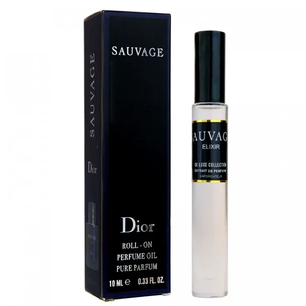 Чоловічий парфум масляний No Brand (версія Dior Sauvage Elixir), 10 мл - Фото 1 Чоловічий парфум масляний No Brand (версія Dior Sauvage Elixir), 10 мл - зображення 1