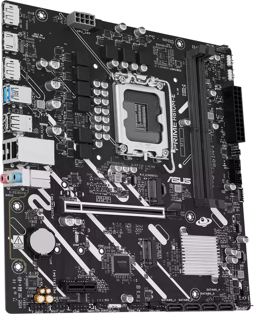 Płyta główna ASUS PRIME H810M-E-CSM (LGA1851, H810, PCI-Ex16) - obraz 2