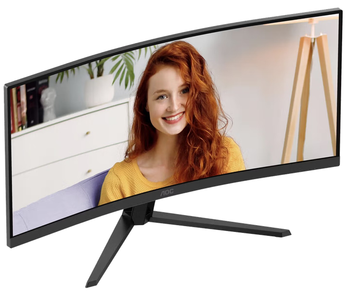 Монітор AOC CU34B3E 34" UWQHD VA 120 Гц - Фото 3 Монітор AOC CU34B3E 34" UWQHD VA 120 Гц - изображение 3