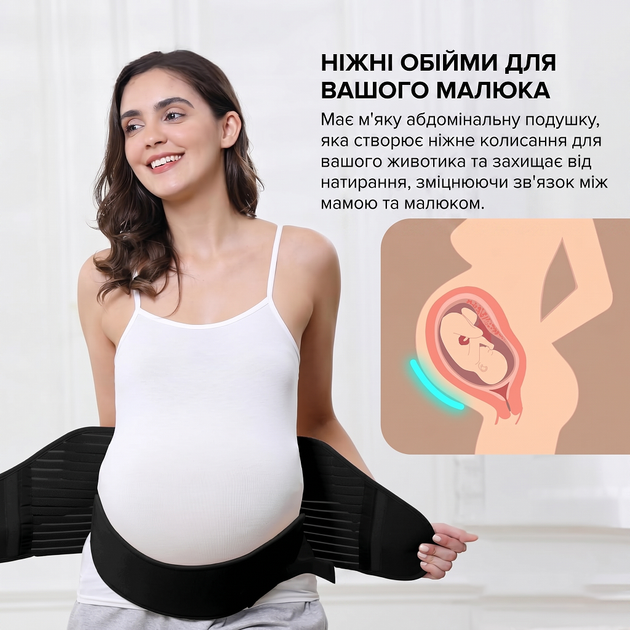 Бандаж для беременных пояс ортопедический дородовой бандаж послеродовой пояс для беременных универсальный - изображение 2
