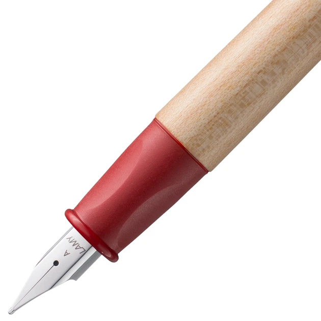 Ручка чорнильна LAMY ABC червона A T10 сині чорнила (4000070) - Фото 2 Ручка чорнильна LAMY ABC червона A T10 сині чорнила (4000070) - изображение 2