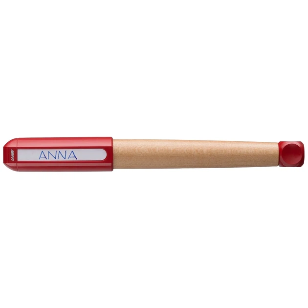 Ручка чорнильна LAMY ABC червона A T10 сині чорнила (4000070) - Фото 4 Ручка чорнильна LAMY ABC червона A T10 сині чорнила (4000070) - изображение 4