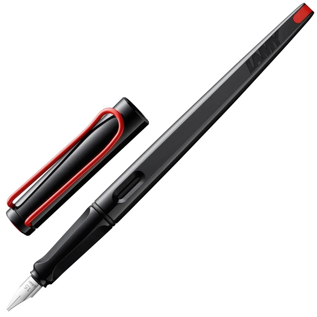 Ручка чорнильна LAMY joy чорна 1,1 T10 сині чорнила (4029994) - Фото 5 Ручка чорнильна LAMY joy чорна 1,1 T10 сині чорнила (4029994) - зображення 5