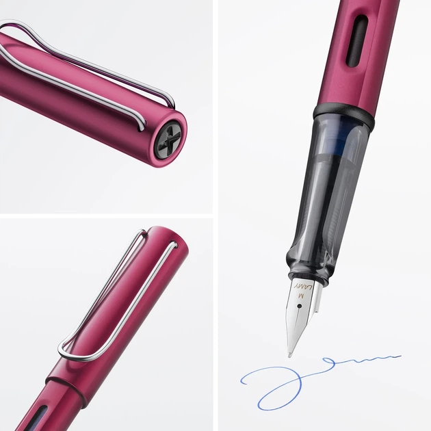 Ручка чорнильна LAMY AL-star фіолетова EF T10 сині чорнила (4000327) - Фото 4 Ручка чорнильна LAMY AL-star фіолетова EF T10 сині чорнила (4000327) - зображення 4
