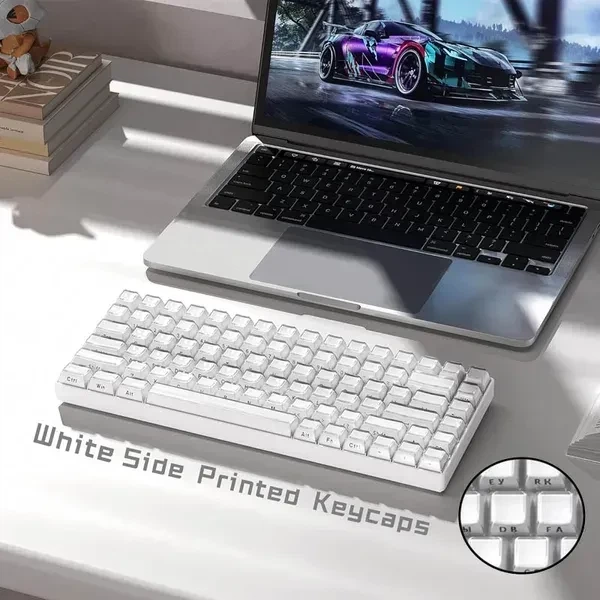 Набір ABS / PC кейкапів Jelly з кирилицею 113 шт. ENG / RU, OEM profile White білого кольору, кейкапи для клавіатури - Фото 5 Набір ABS / PC кейкапів Jelly з кирилицею 113 шт. ENG / RU, OEM profile White білого кольору, кейкапи для клавіатури - зображення 5