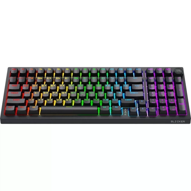 Бездротова клавіатура Proove Gaming Slicker (Ukraine Layout) Чорна - изображение 3
