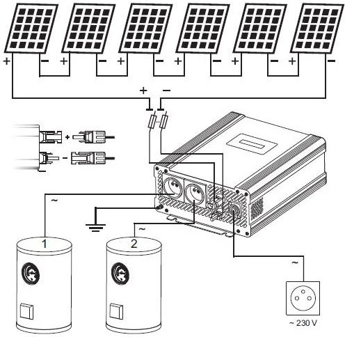 Przetwornica solarna AZO Digital ECO Solar Boost Evo MPPT-4000 Pro Grid 4 kW (AZO00D1397) - obraz 6