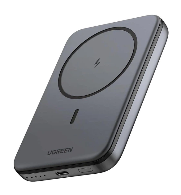 Магнитный Magsafe Павербанк Ugreen PB561 10000mAh 20Вт с беспроводной зарядкой для iPhone17/17 Pro/17 Pro Max - изображение 2