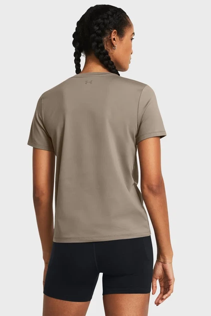 Жіноча коричнева футболка UA Meridian SS Under Armour XS 1379155-200 - Фото 2 Жіноча коричнева футболка UA Meridian SS Under Armour XS 1379155-200 - зображення 2