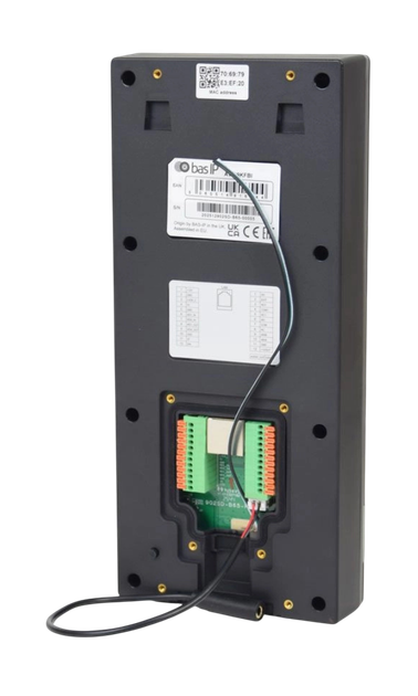 IP-відеопанель з індукційною петлею Bas-IP AV-09KFBI 2Мп 120° QR UKEY PoE, Silver - зображення 3