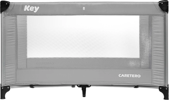 Дорожнє ліжечко Caretero Key Grey 126×65×74 см (5908310390178) - зображення 2
