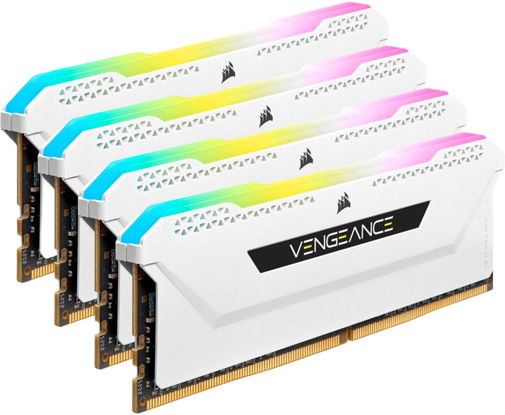Pamięć RAM Corsair Vengeance RGB PRO SL UDIMM DDR4-3200 65536MB (Kit of 4x16384MB) PC4-25600 (0840006643258) - obraz 2