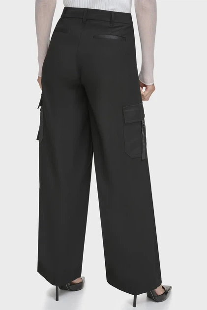 Жіночі чорні карго DKNY 6 P3JKNV51 - Фото 4 Жіночі чорні карго DKNY 6 P3JKNV51 - изображение 4